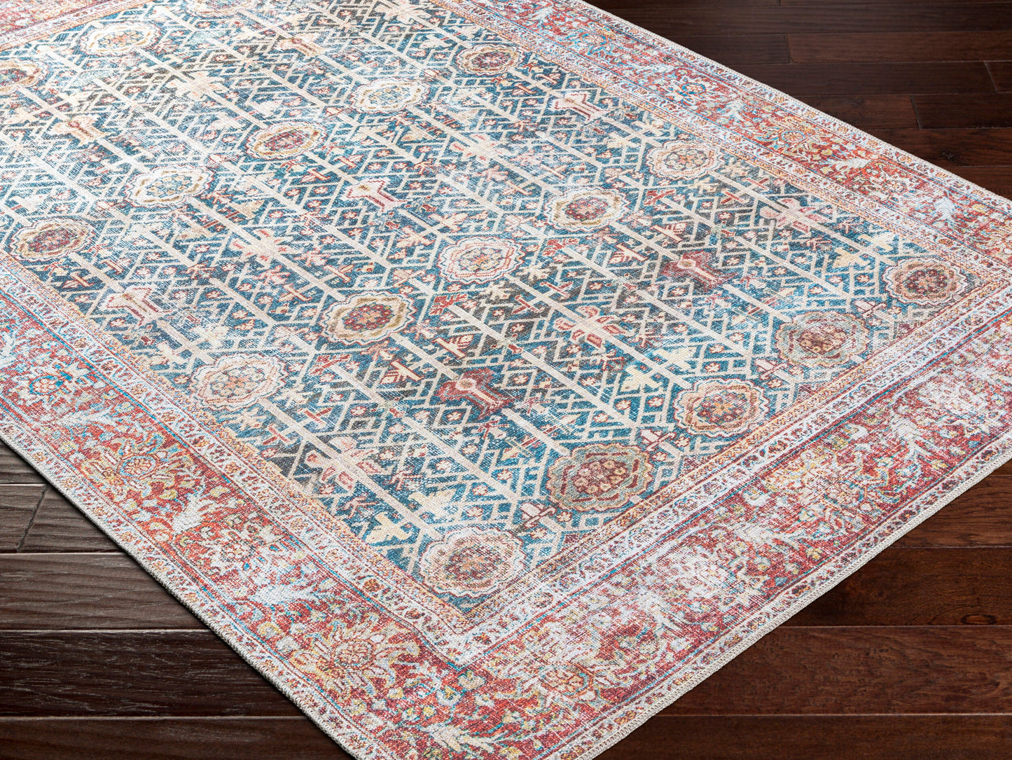 Kemer KMR-2301 8' x 10' Machine Woven Washable Area Rug
