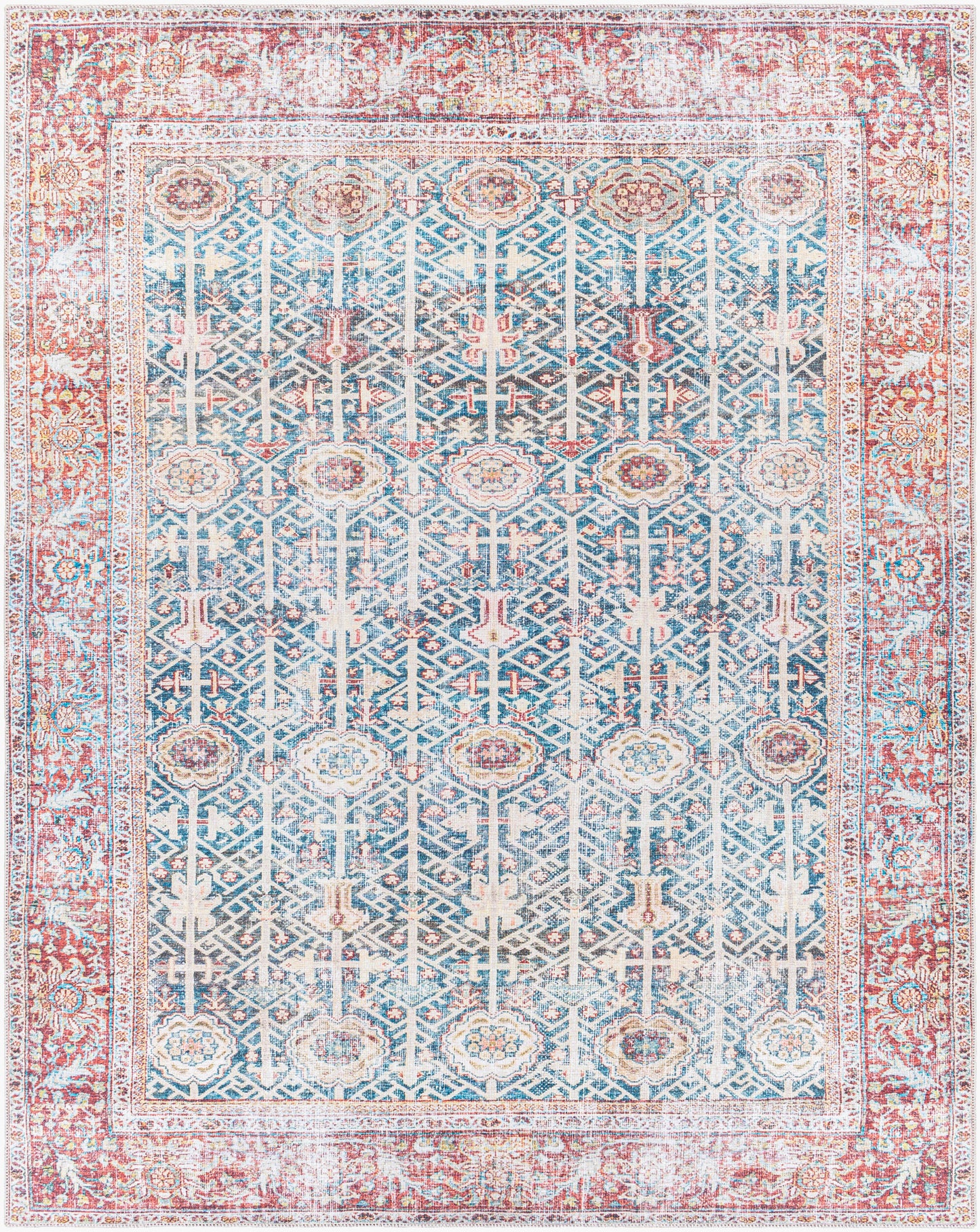 Kemer KMR-2301 8' x 10' Machine Woven Washable Area Rug