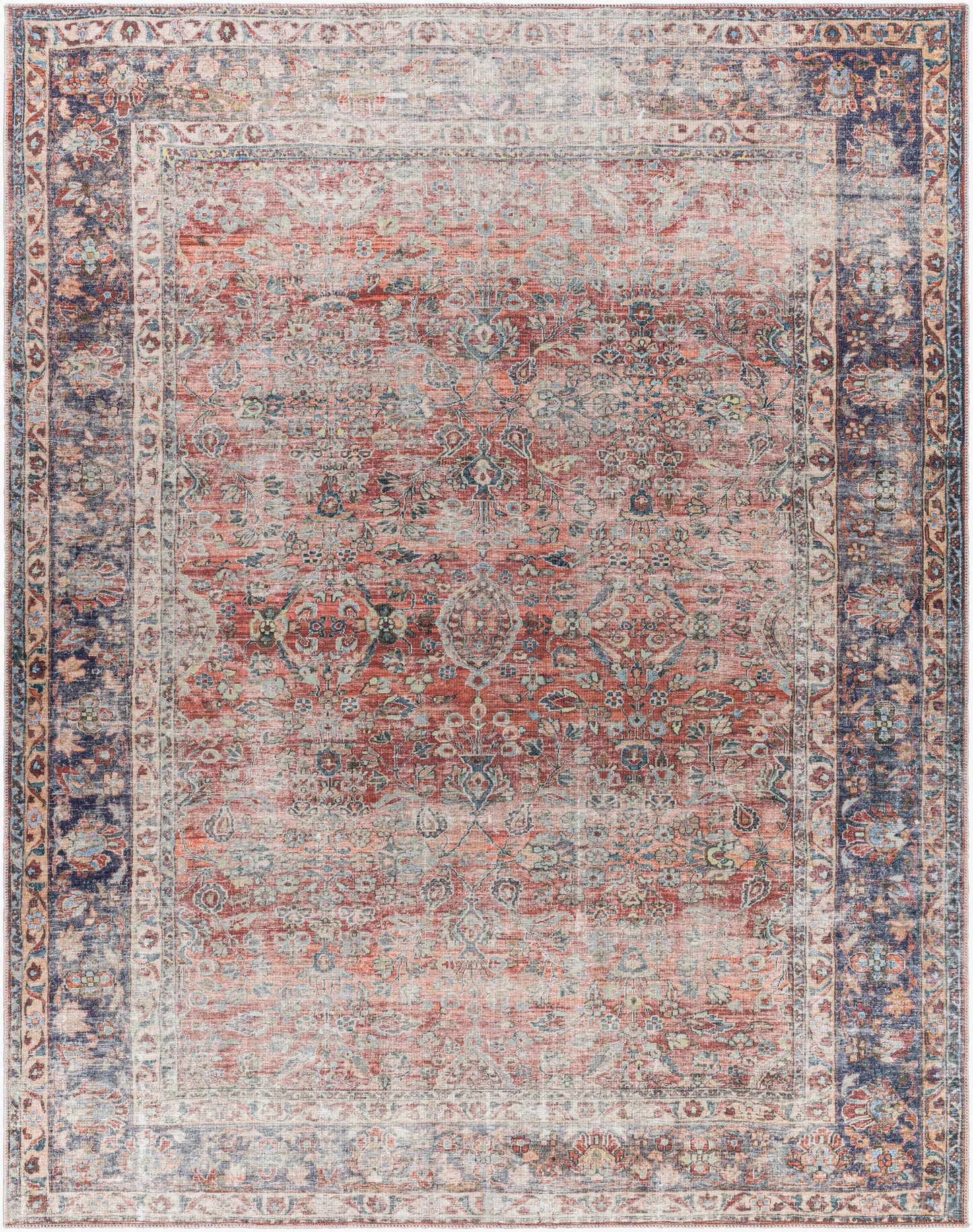 Kemer KMR-2302 8' x 10' Machine Woven Washable Area Rug