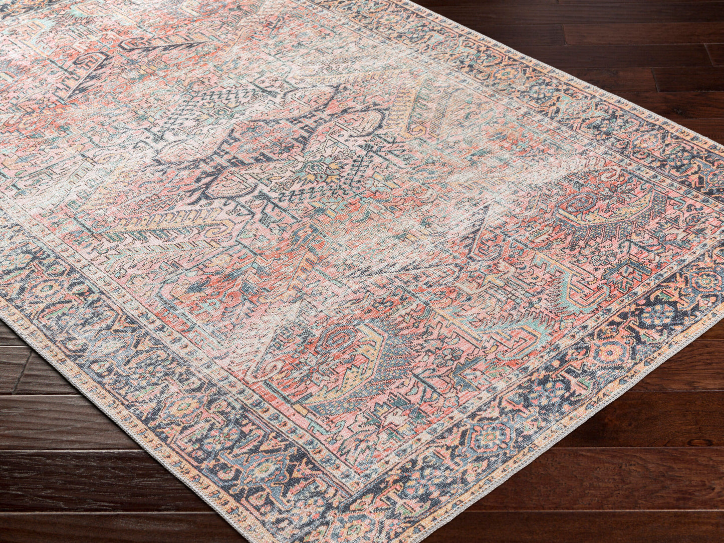 Kemer KMR-2303 6' x 9' Machine Woven Washable Area Rug