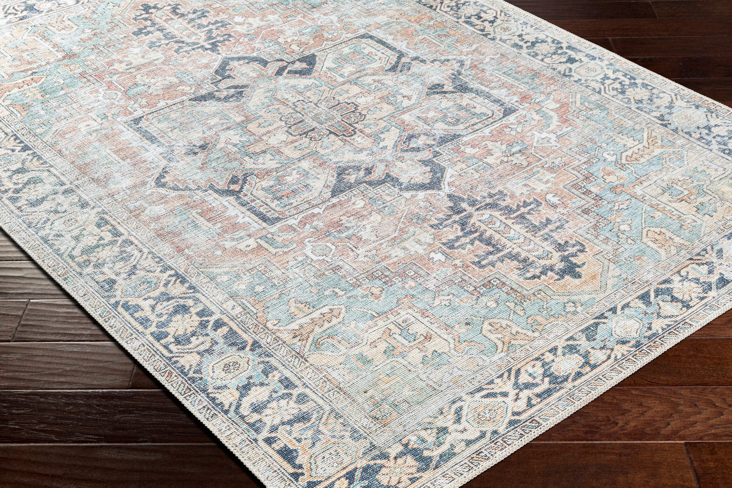 Kemer KMR-2307 9' x 12' Machine Woven Washable Area Rug
