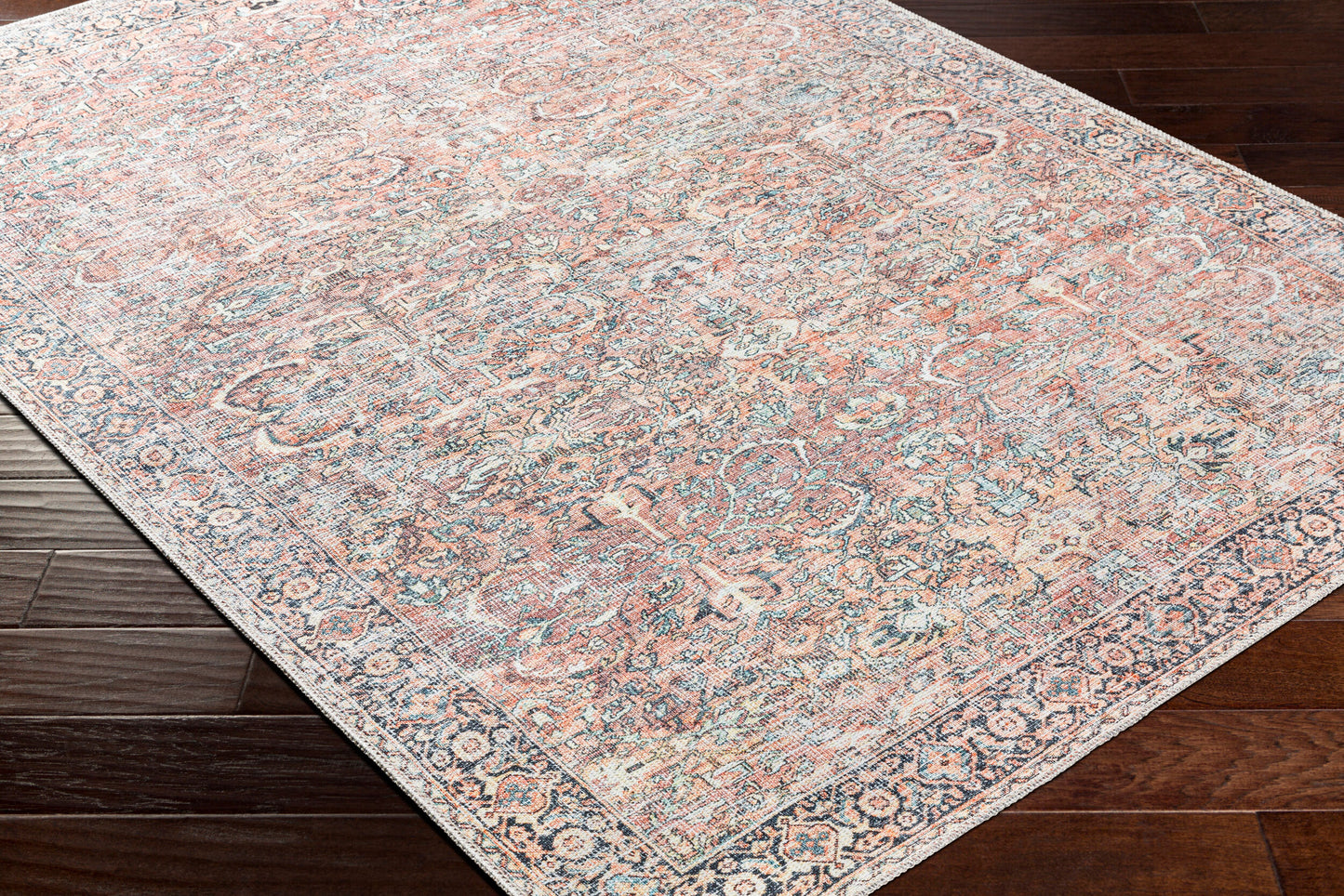 Kemer KMR-2309 7ft Runner Machine Woven Washable Runner Rug