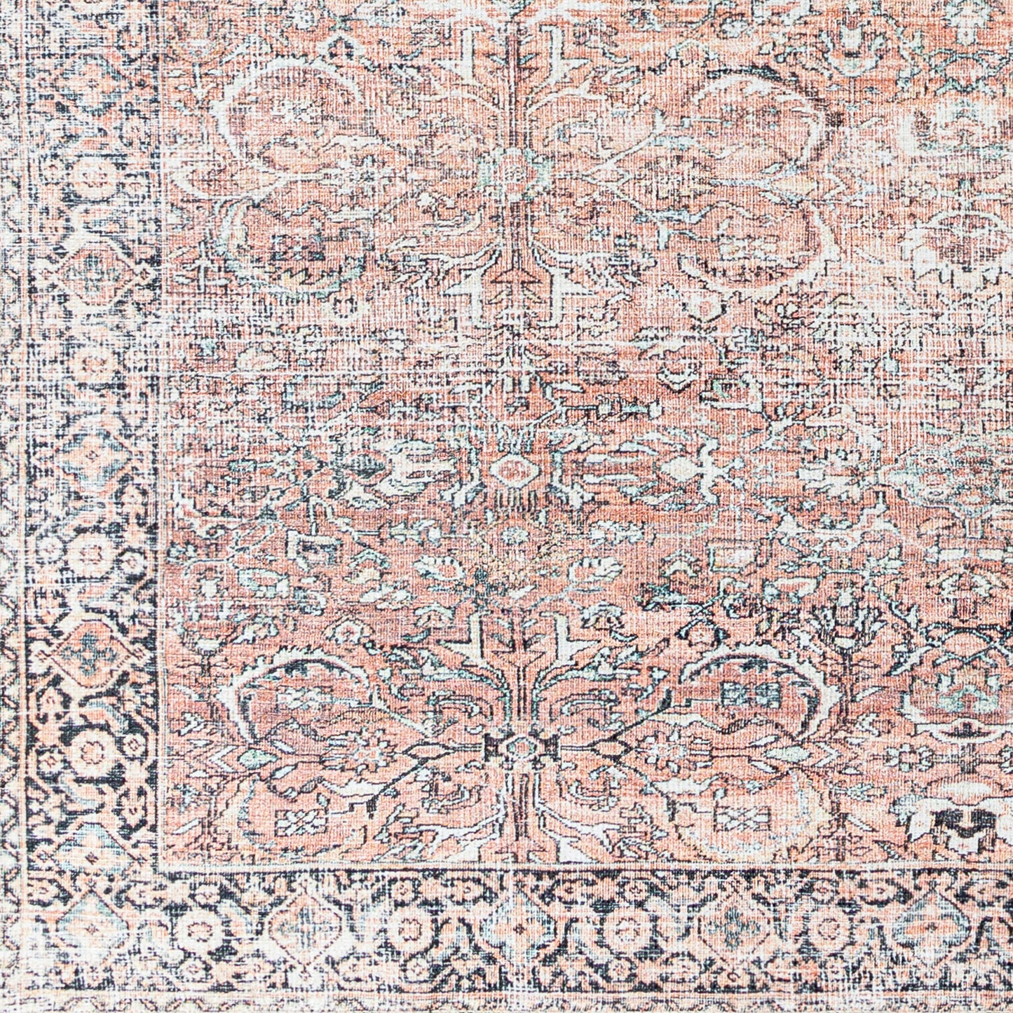 Kemer KMR-2309 7ft Runner Machine Woven Washable Runner Rug