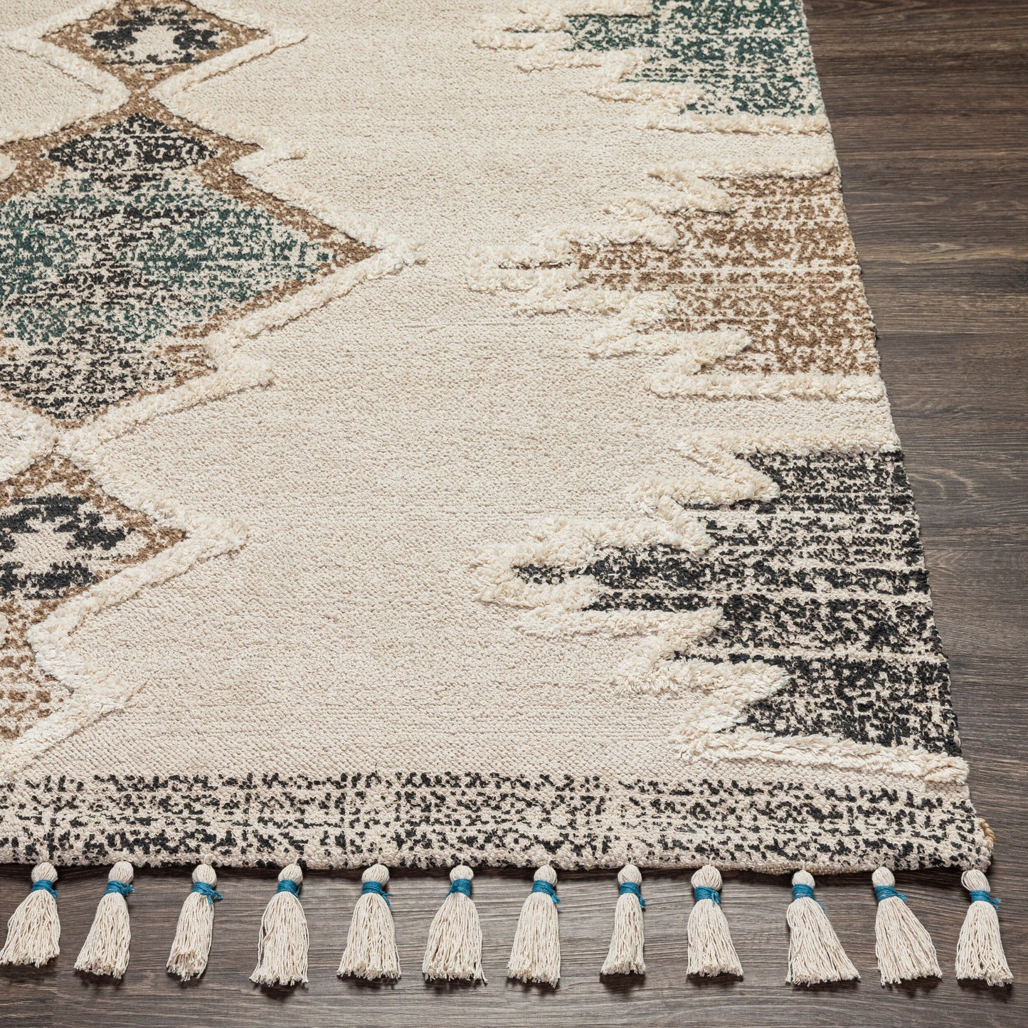 Khemisset KMS-2312 2' x 4' Handmade Accent Rug