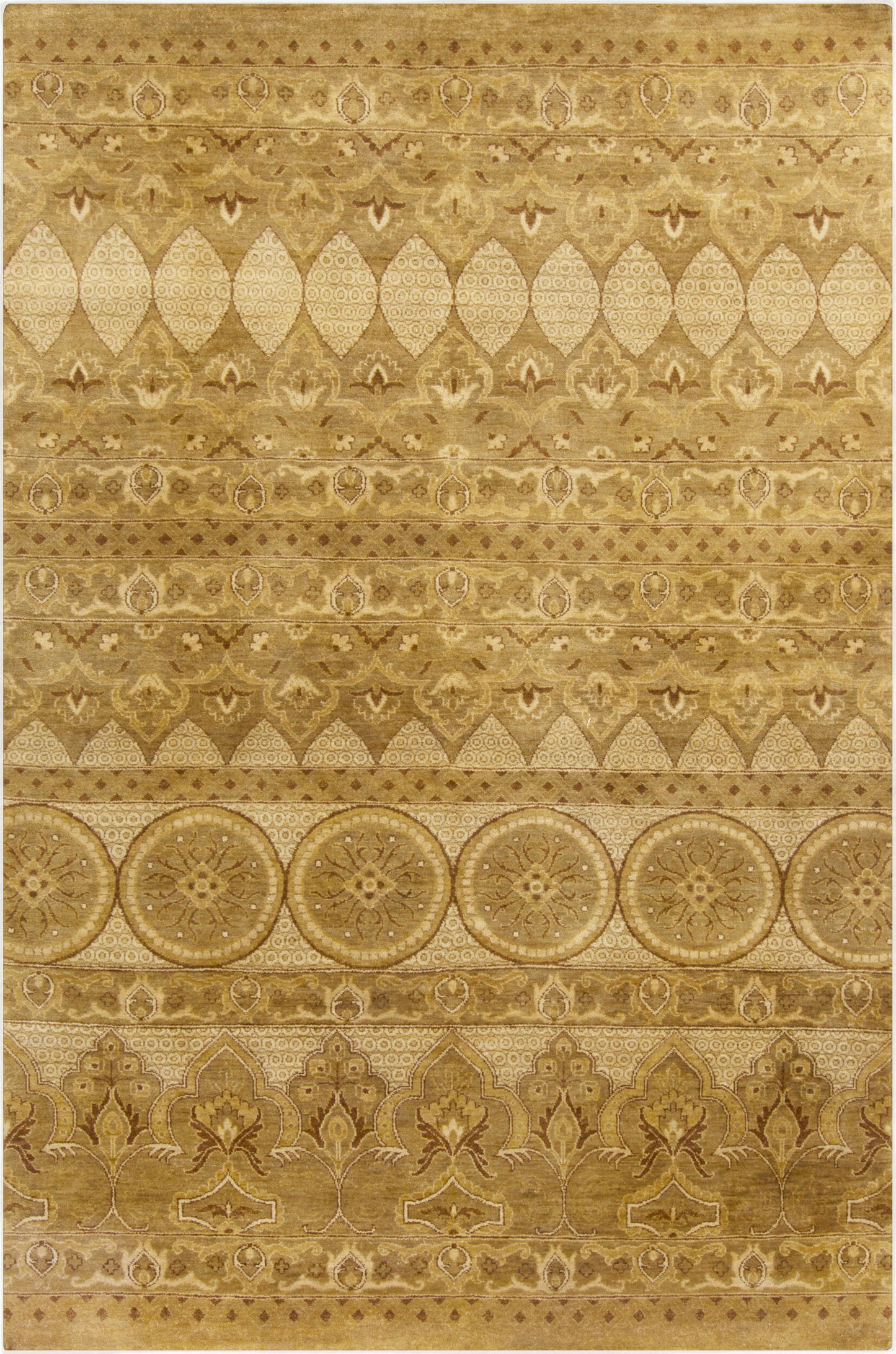 Knightsbridge KNI-1000 5' x 9' Handmade Wool Area Rug