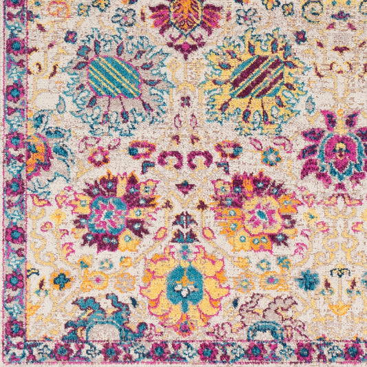 Konya KON-1011 Alfombra decorativa tejida a máquina de 2' x 3'