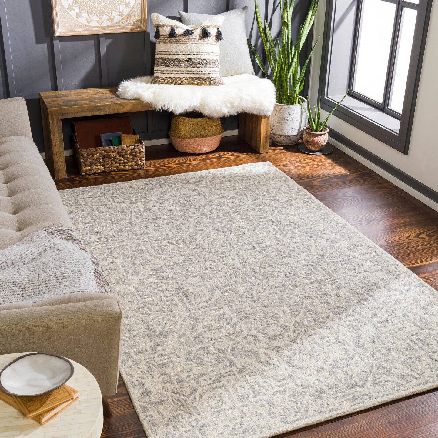 Kayseri KSR-2310 9' x 12' Handmade Wool Area Rug