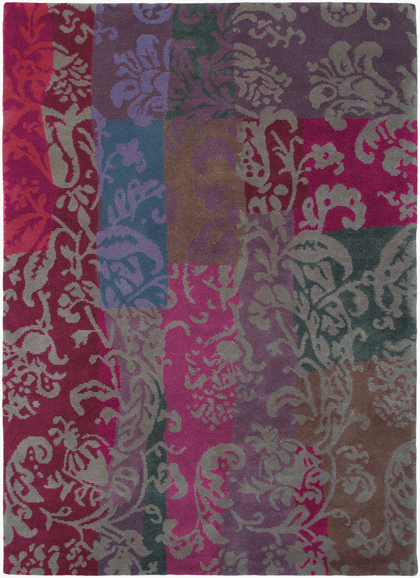 Kyah KYA-9090 Alfombra de lana hecha a mano de 6' x 10'