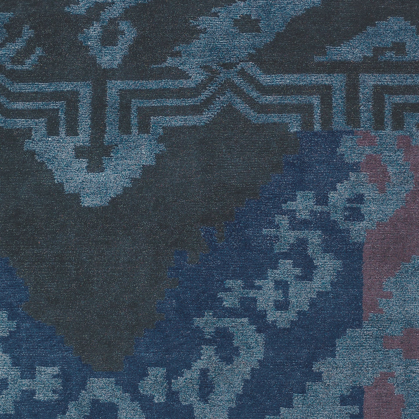 Kyah KYA-9122 Alfombra de lana hecha a mano de 5' x 7'