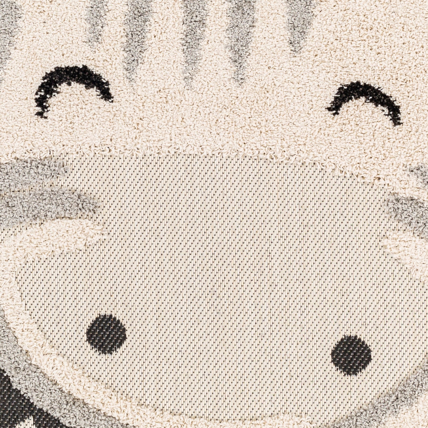 Kayra KYR-2306 8ft Round Machine Woven Indoor/Outdoor Area Rug