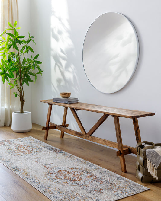 Laila LAA-2307 Alfombra de corredor tejida a máquina de 10 pies