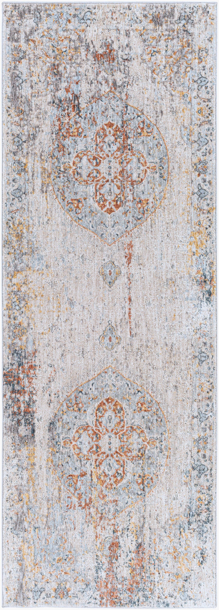 Laila LAA-2307 10ft Runner Machine Woven Runner Rug