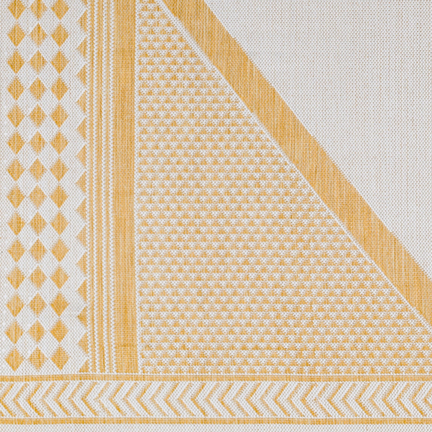 Long Beach LBH-2301 7ft Runner Machine Woven Indoor/Outdoor Runner Rug