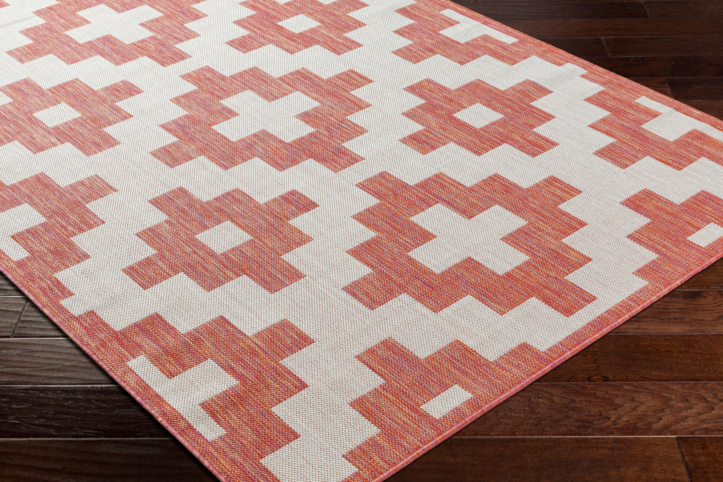 Long Beach LBH-2309 6' x 9' Machine Woven Indoor/Outdoor Area Rug