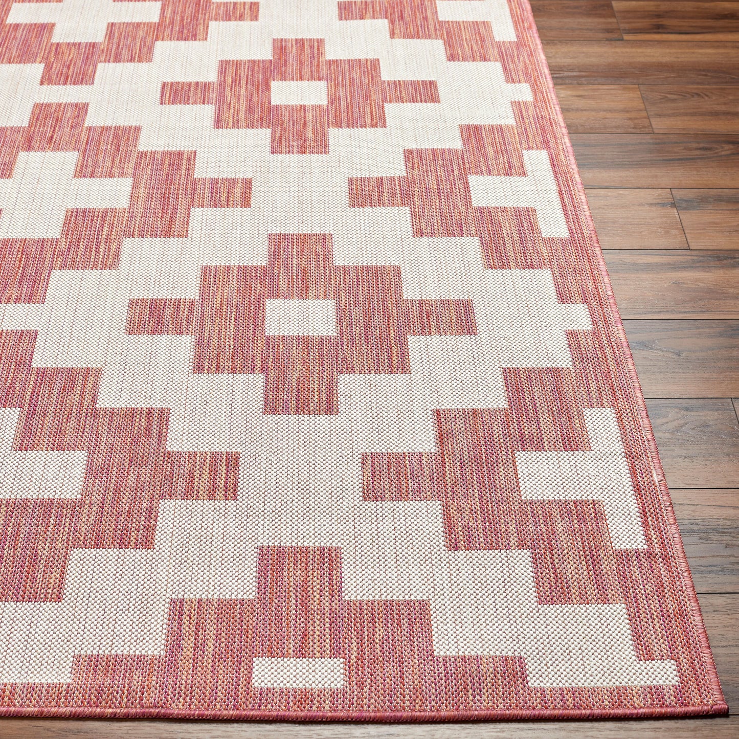 Long Beach LBH-2309 6' x 9' Machine Woven Indoor/Outdoor Area Rug