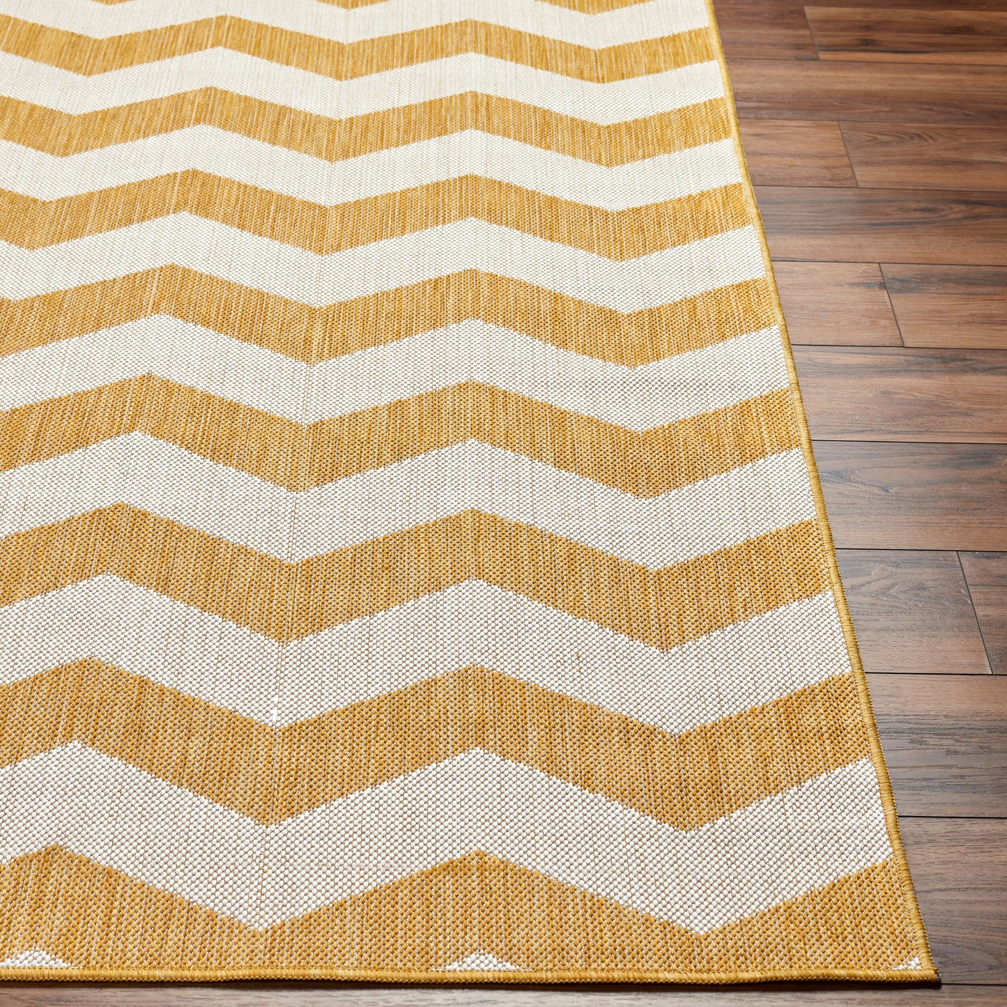Long Beach LBH-2312 7ft Runner Machine Woven Indoor/Outdoor Runner Rug