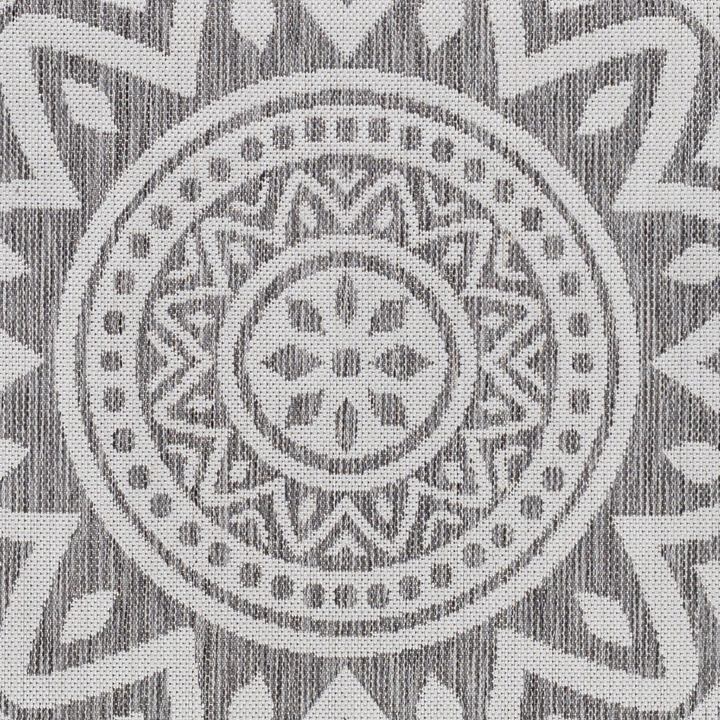 Long Beach LBH-2317 7ft Runner Machine Woven Indoor/Outdoor Runner Rug