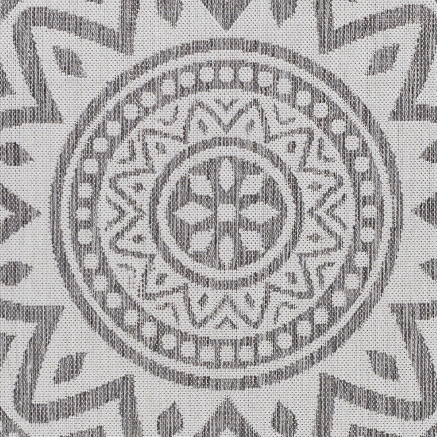 Long Beach LBH-2318 7ft Runner Machine Woven Indoor/Outdoor Runner Rug