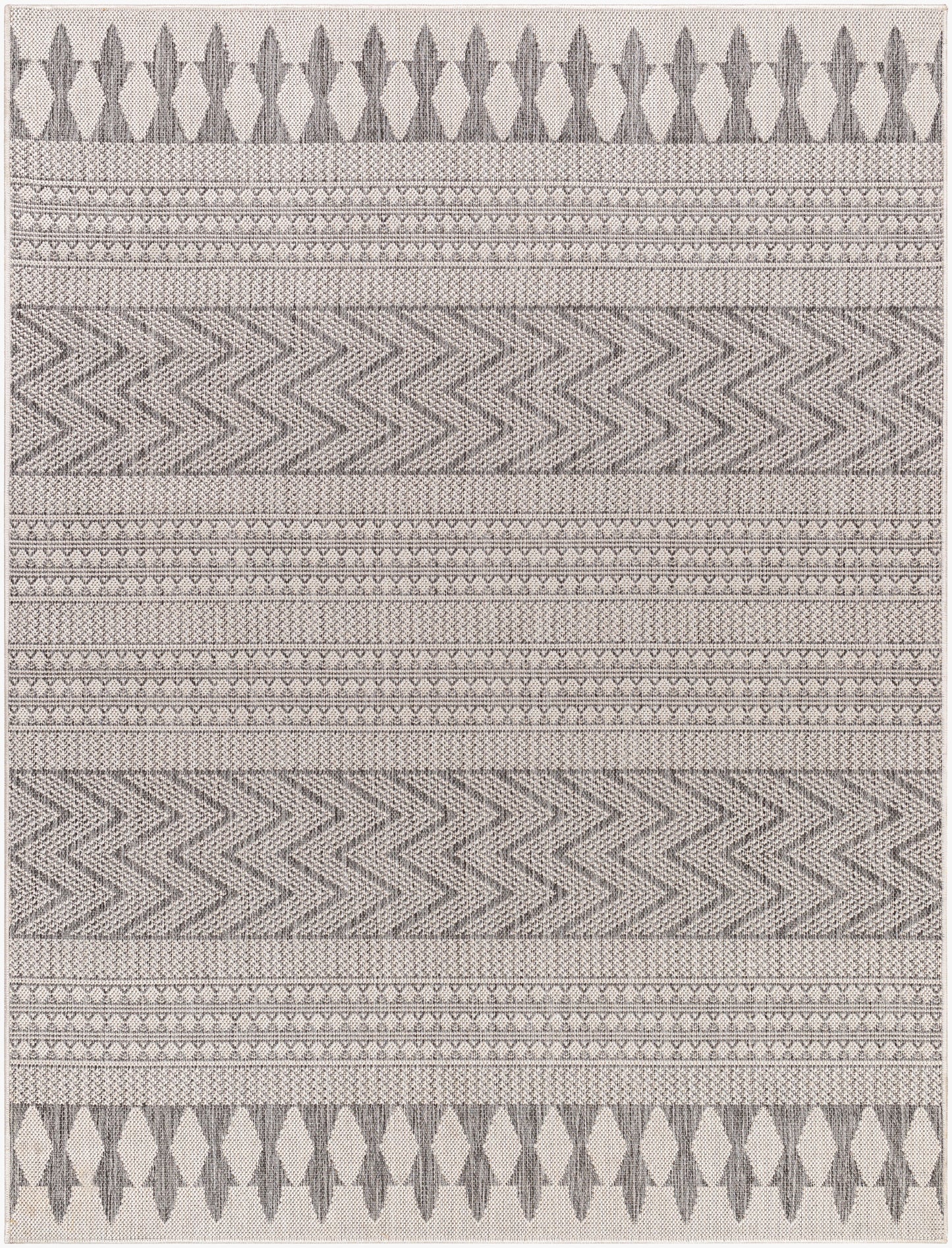 Long Beach LBH-2321 5' x 7' Machine Woven Indoor/Outdoor Area Rug