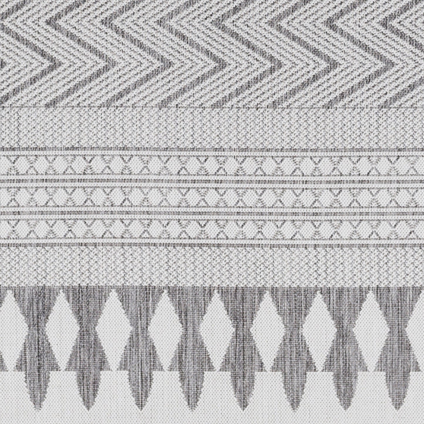 Long Beach LBH-2321 7ft Runner Machine Woven Indoor/Outdoor Runner Rug