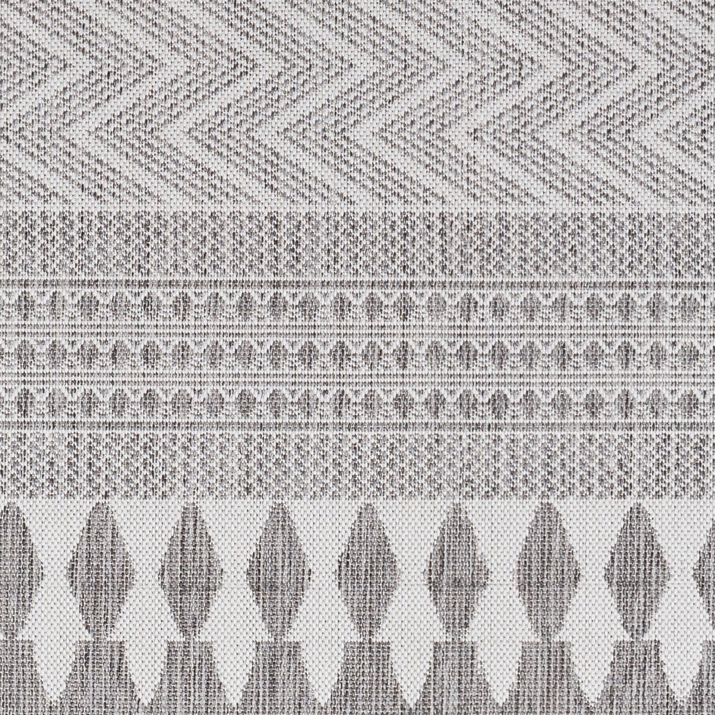Long Beach LBH-2322 7ft Runner Machine Woven Indoor/Outdoor Runner Rug