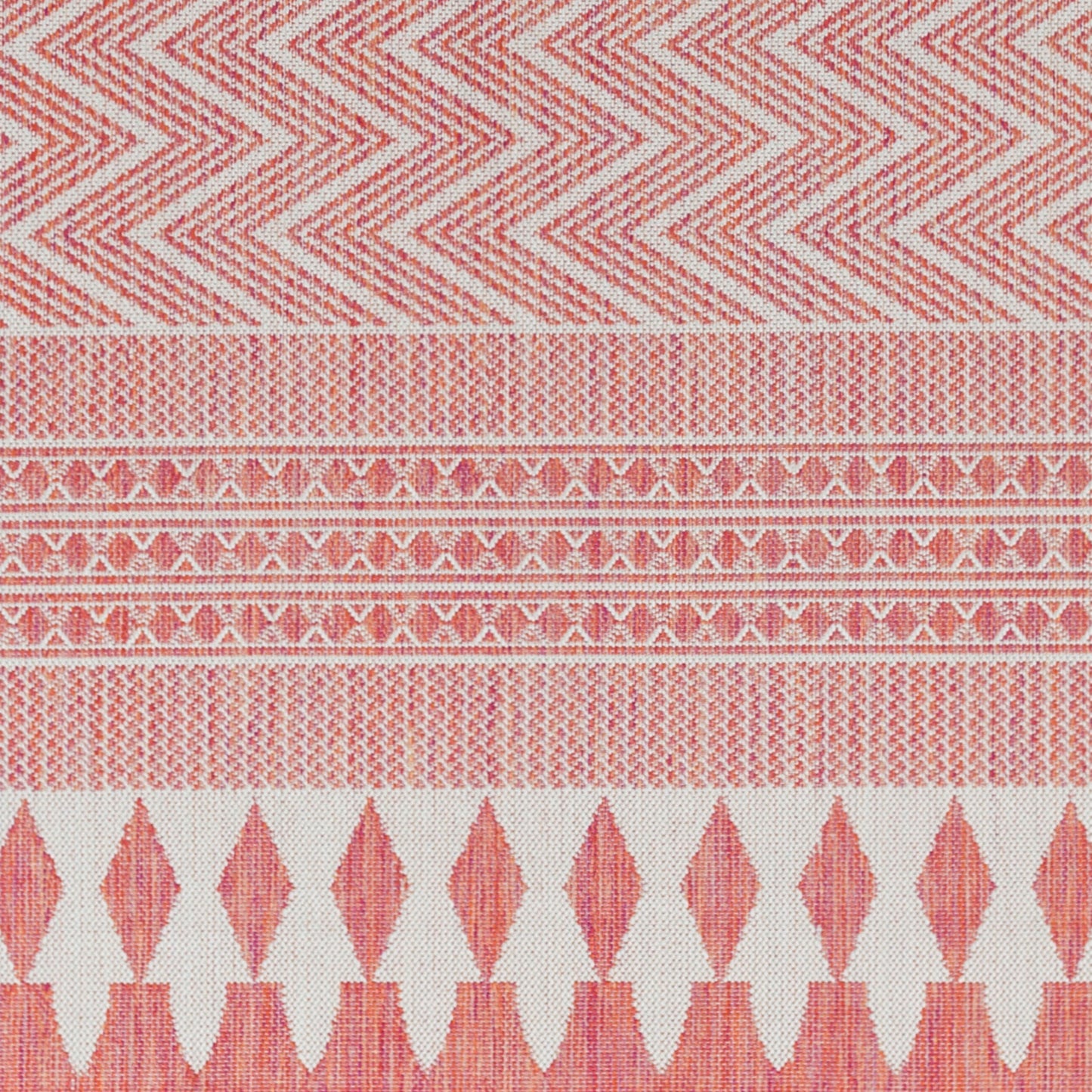 Long Beach LBH-2323 7ft Runner Machine Woven Indoor/Outdoor Runner Rug