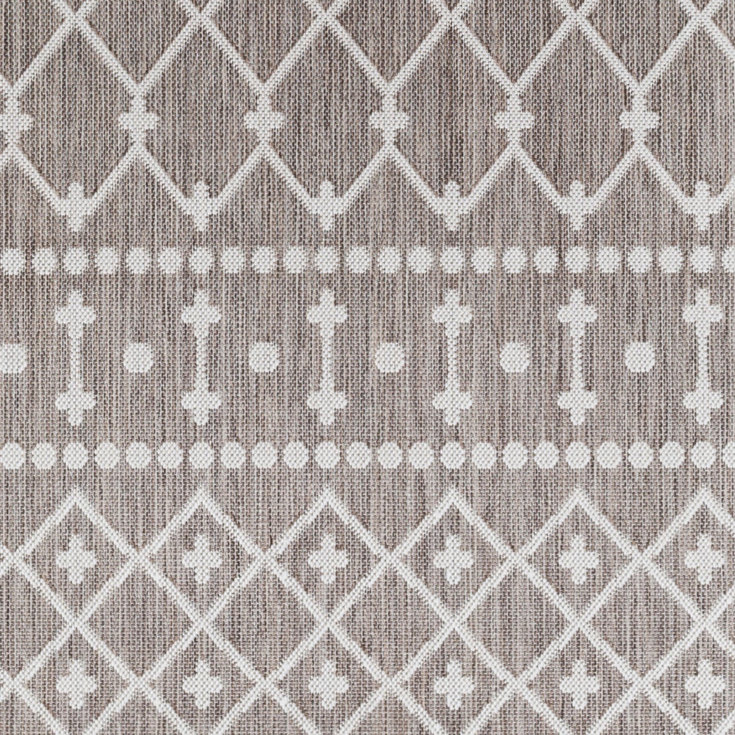 Long Beach LBH-2327 7ft Runner Machine Woven Indoor/Outdoor Runner Rug