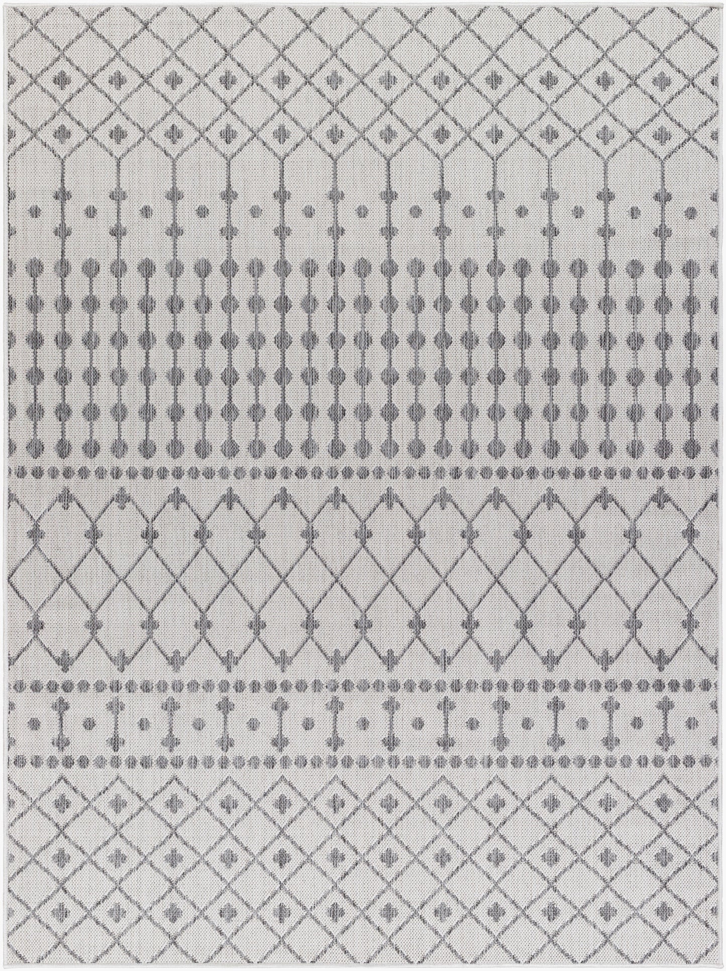 Long Beach LBH-2329 6' x 9' Machine Woven Indoor/Outdoor Area Rug