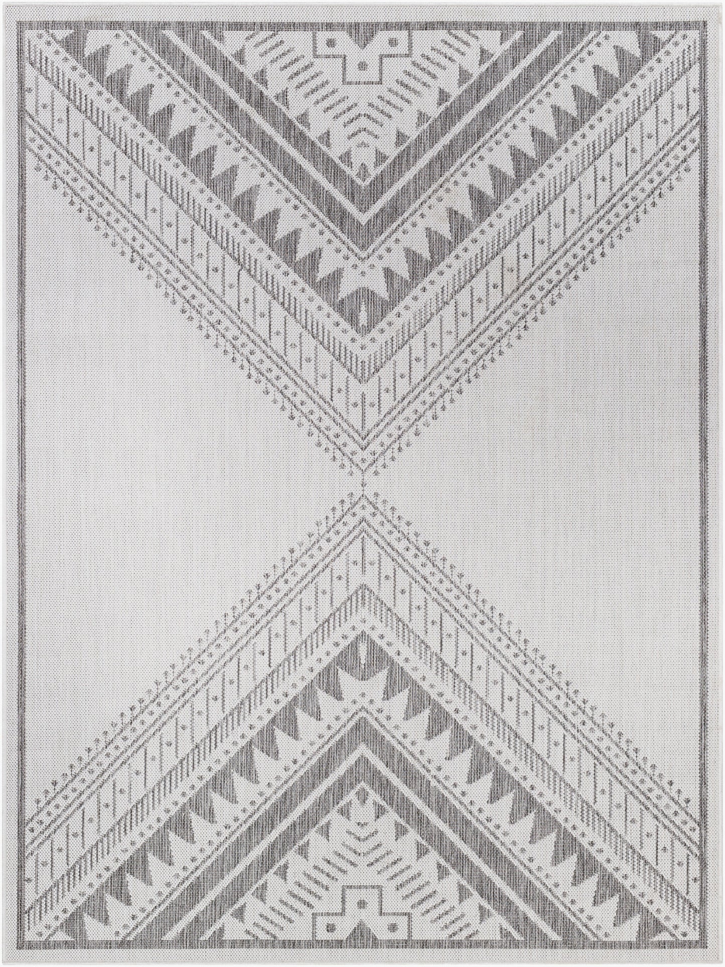 Long Beach LBH-2338 8' x 10' Machine Woven Indoor/Outdoor Area Rug