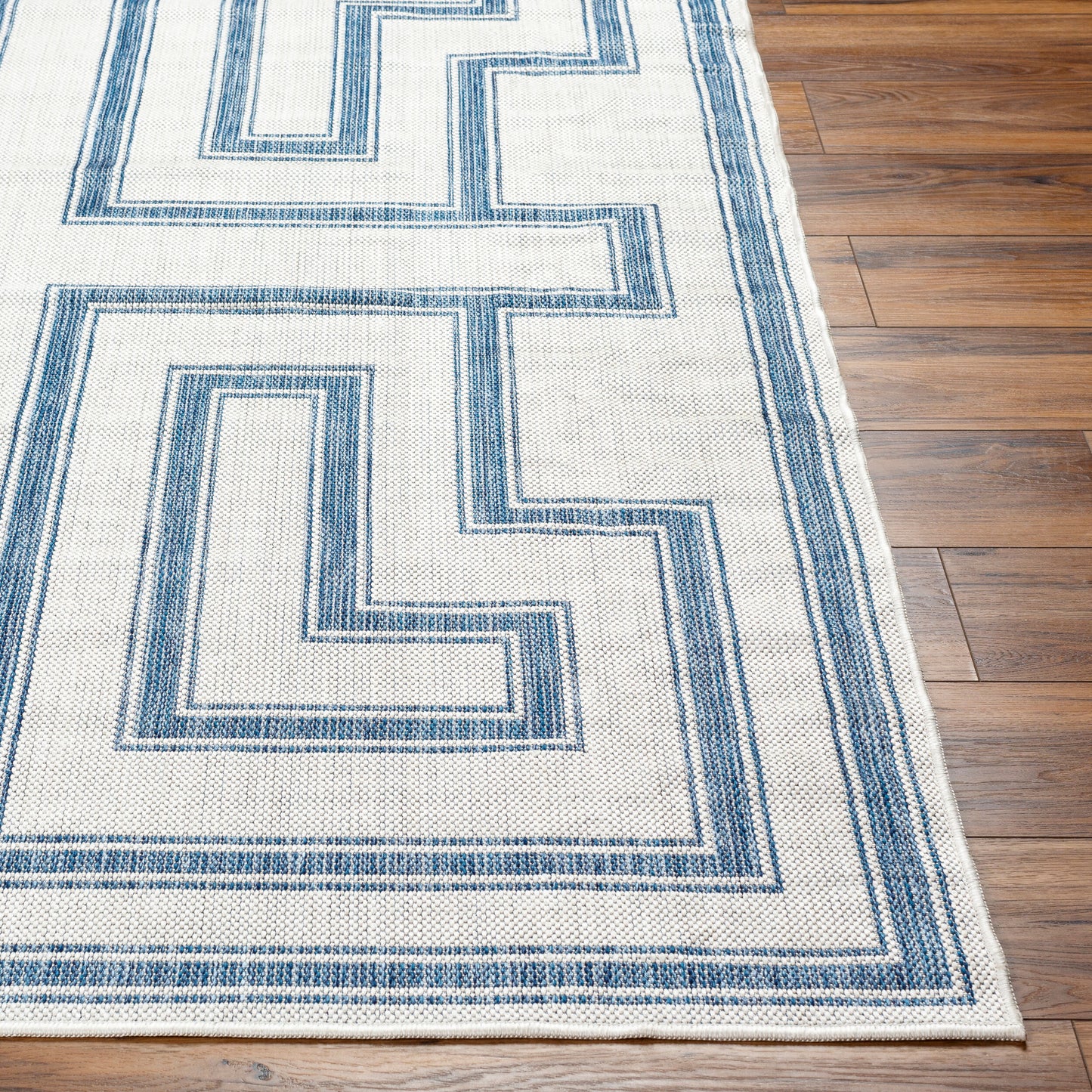 Long Beach LBH-2344 6' x 9' Machine Woven Indoor/Outdoor Area Rug