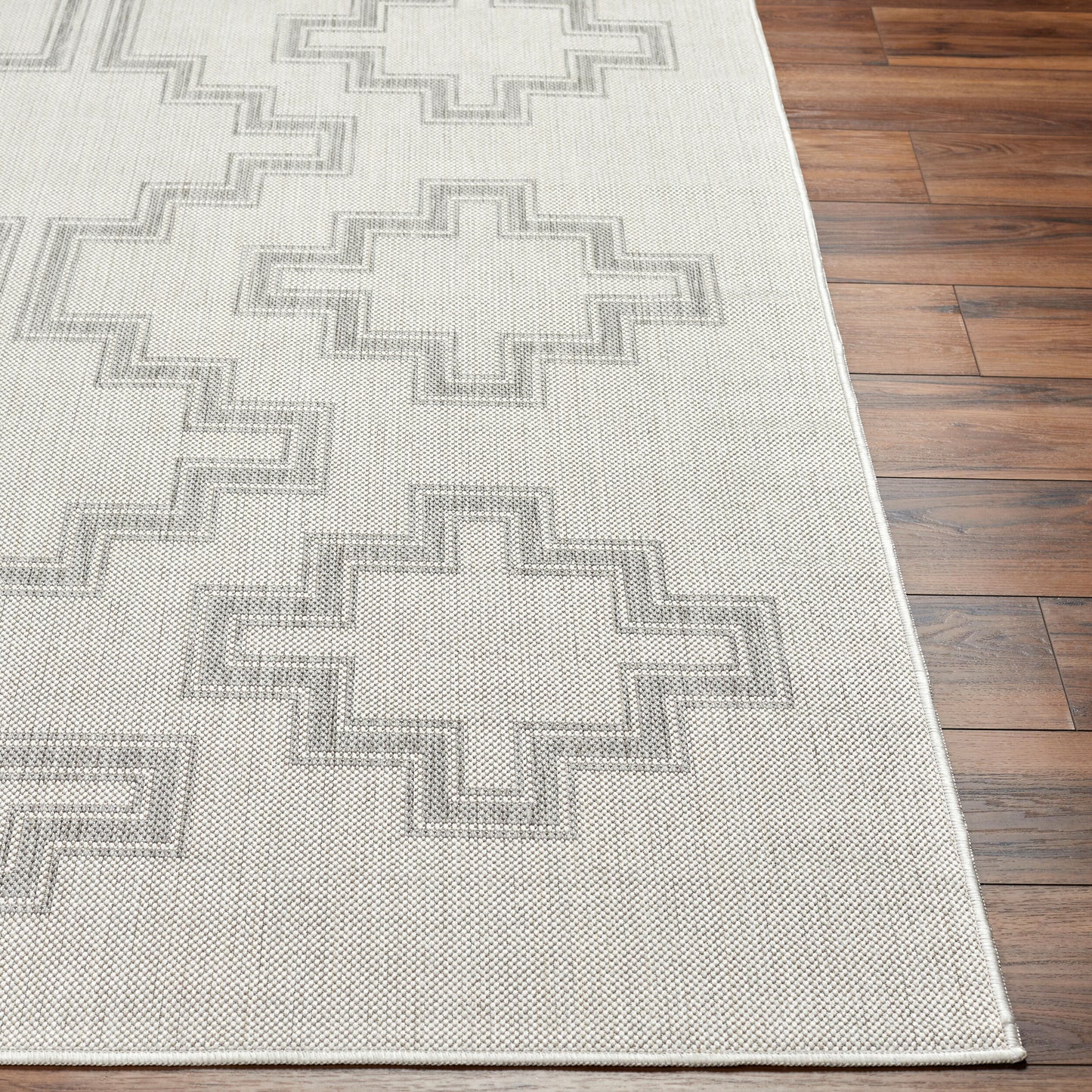 Long Beach LBH-2346 8' x 10' Machine Woven Indoor/Outdoor Area Rug