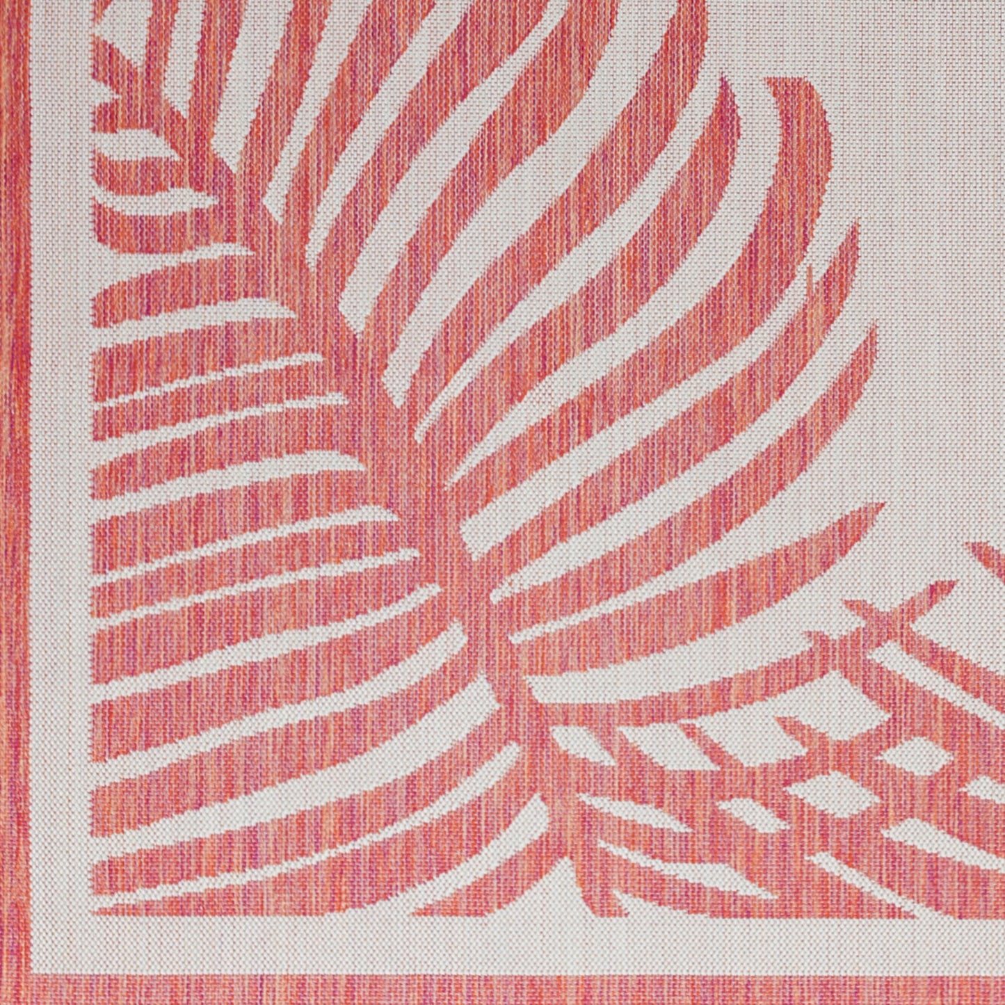 Long Beach LBH-2353 7ft Runner Machine Woven Indoor/Outdoor Runner Rug