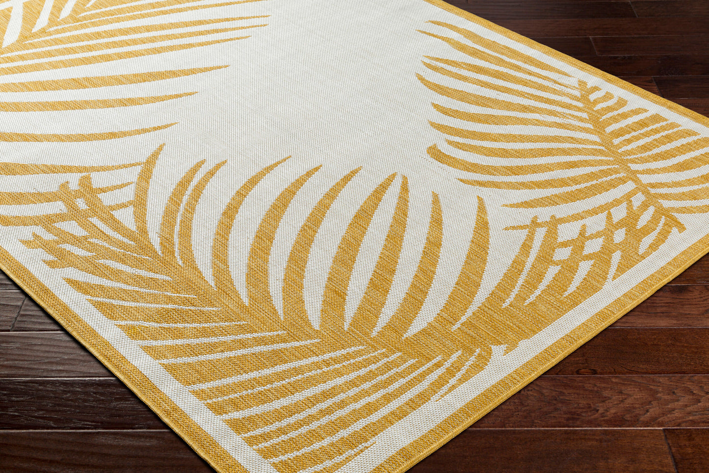 Long Beach LBH-2355 7ft Runner Machine Woven Indoor/Outdoor Runner Rug