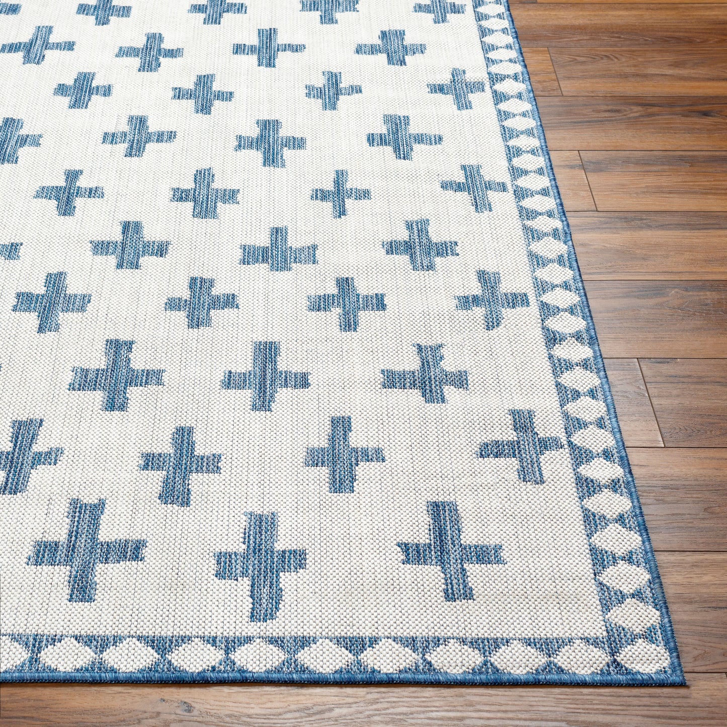 Long Beach LBH-2362 8' x 10' Machine Woven Indoor/Outdoor Area Rug