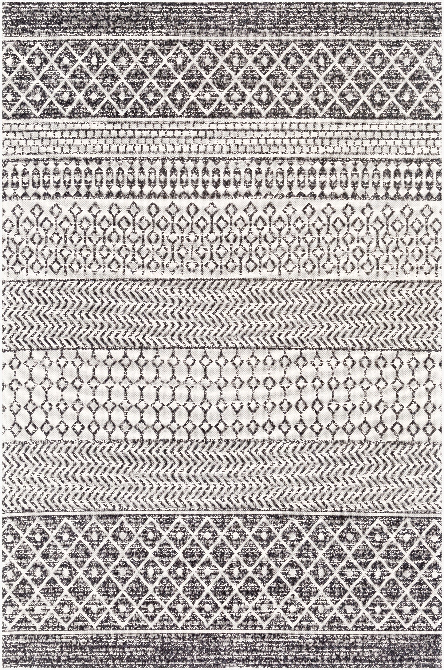 La Casa LCS-2306 6' x 9' Machine Woven Washable Area Rug