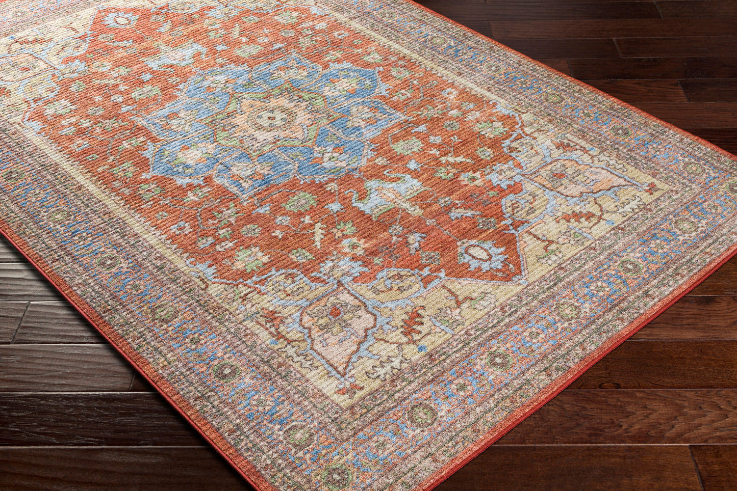 Leicester LEC-2304 9' x 12' Machine Woven Washable Area Rug