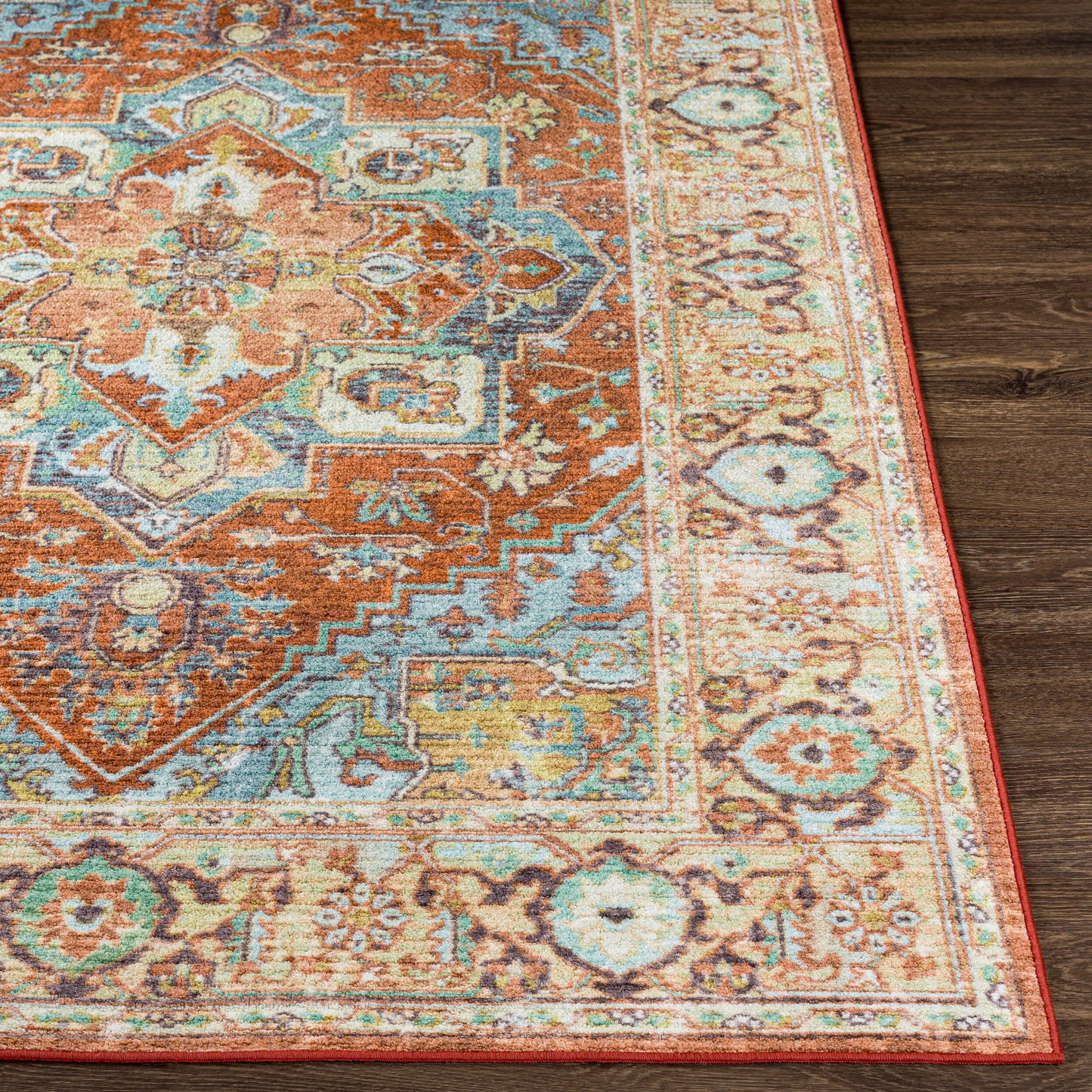 Leicester LEC-2307 8' x 10' Machine Woven Washable Area Rug