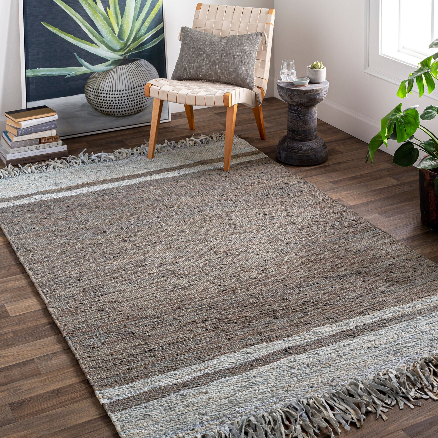Alfombra decorativa hecha a mano Lexington LEX-2309 de 2' x 3'