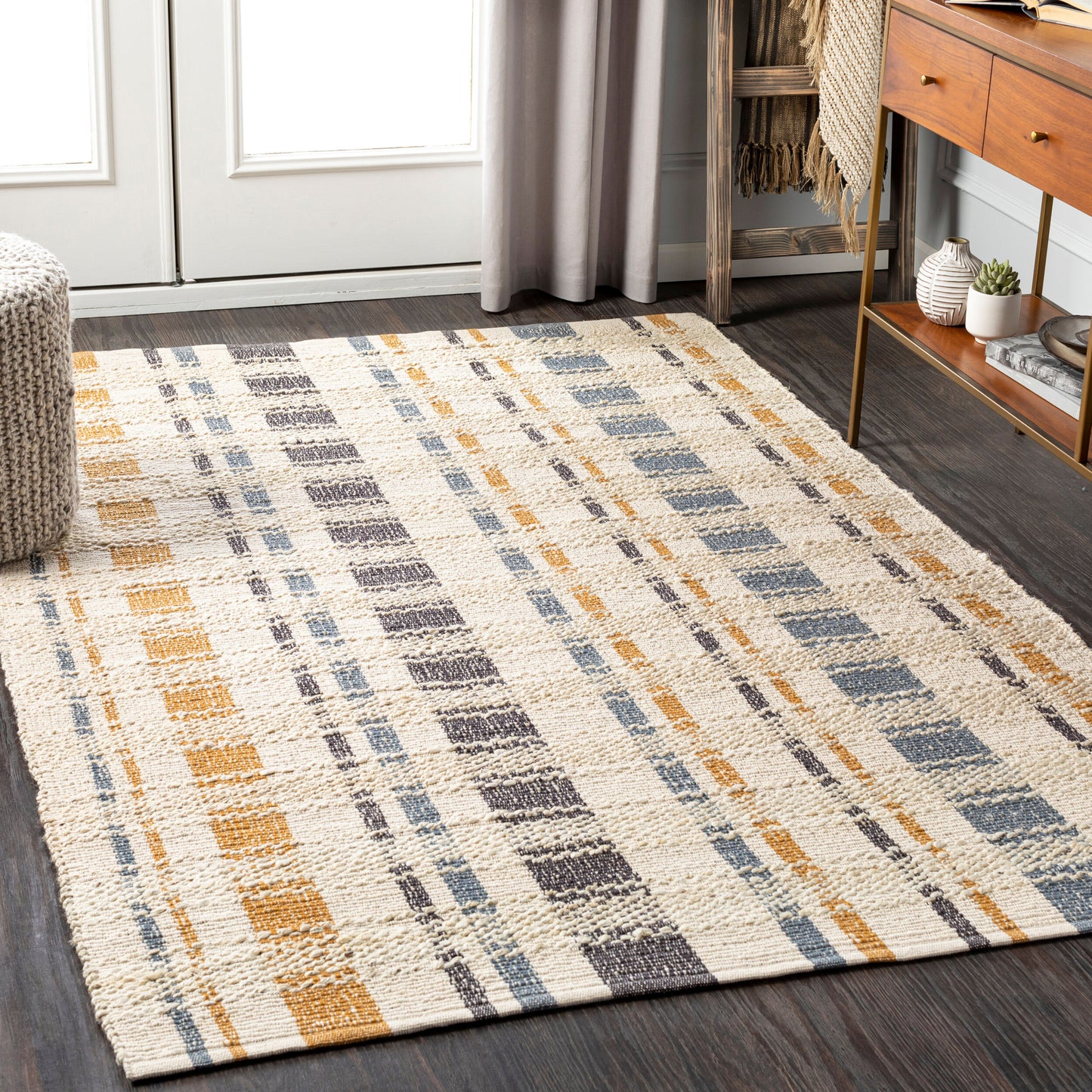 Alfombra de yute hecha a mano Lexington LEX-2314 de 1,52 m x 2,13 m