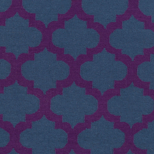 Alfombra decorativa reciclada hecha a mano Lagoon LGO-2020 de 90 x 150 cm