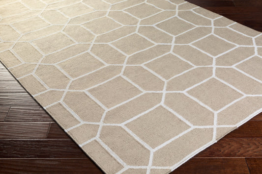 Alfombra decorativa reciclada Lagoon LGO-2042 de 3' x 5' hecha a mano