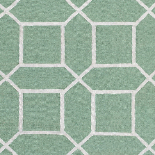 Alfombra decorativa reciclada hecha a mano Lagoon LGO-2045 de 2' x 3'