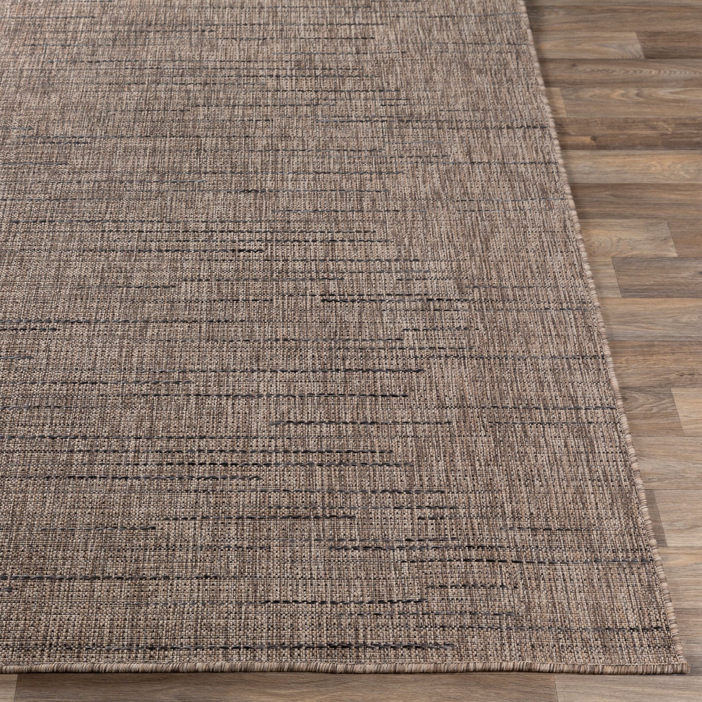 Alfombra tejida a máquina Laguna LGU-2300 de 1,52 m x 2,13 m para interior y exterior