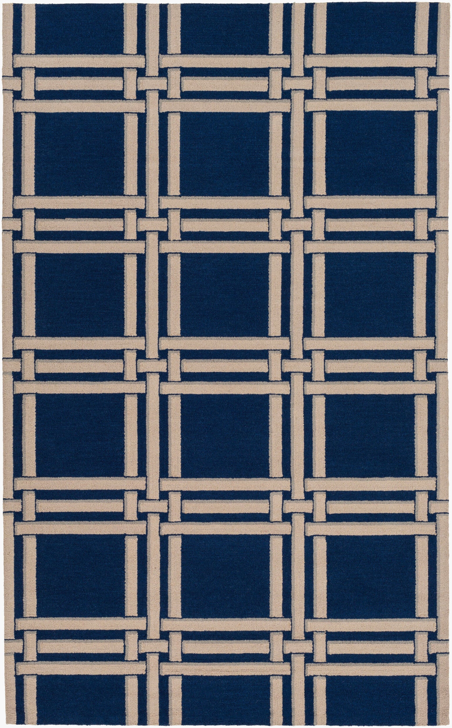 Lockhart LKH-9008 2' x 3' Handmade Wool Accent Rug