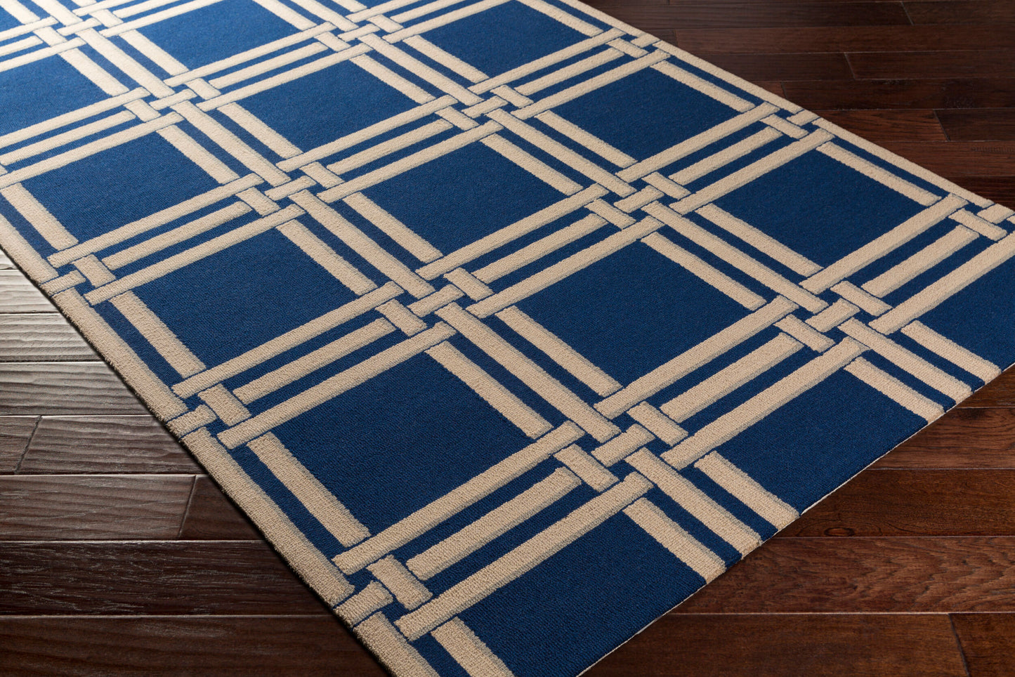 Lockhart LKH-9008 2' x 3' Handmade Wool Accent Rug