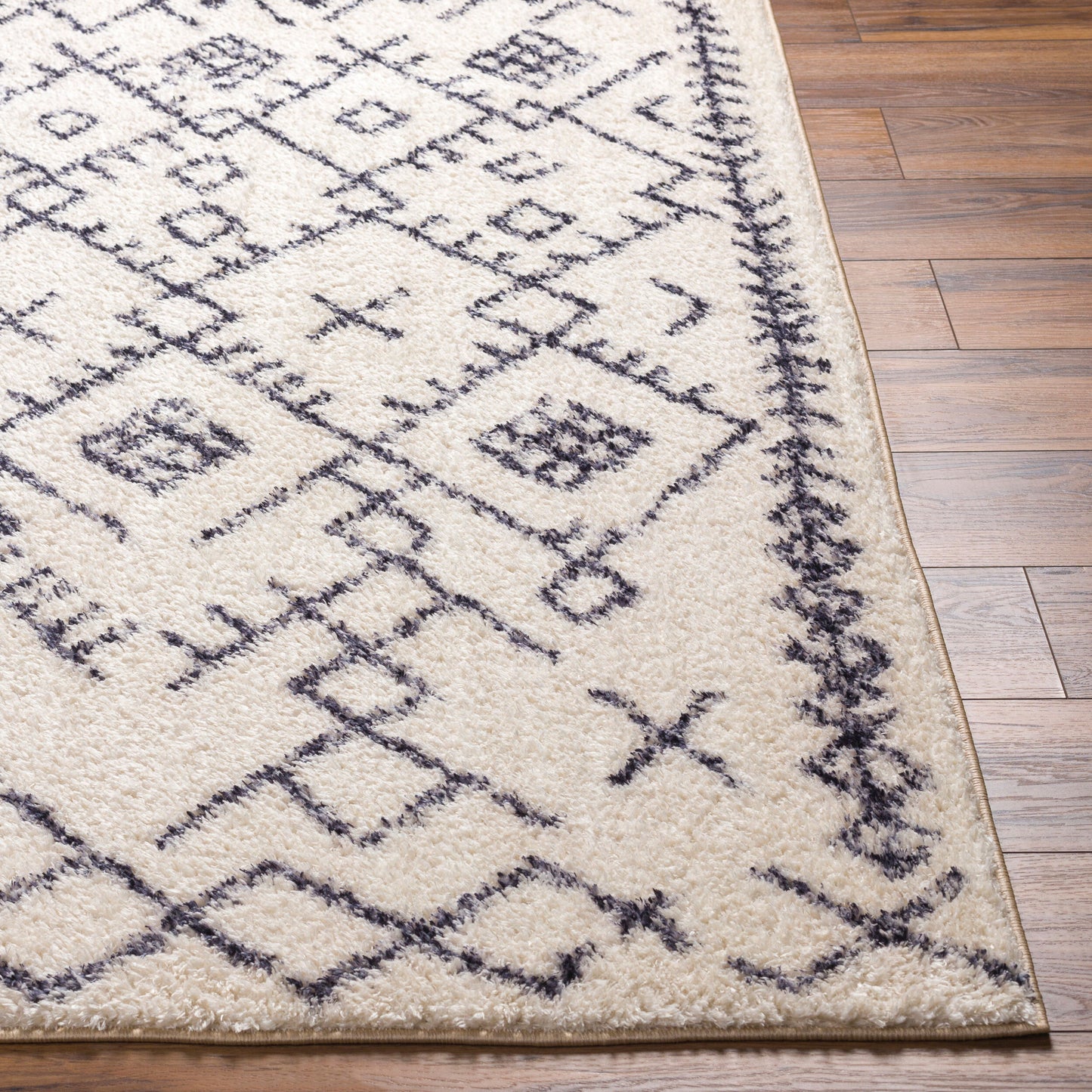 Lykke LKK-2308 Alfombra de área lavable tejida a máquina de 9' x 12'