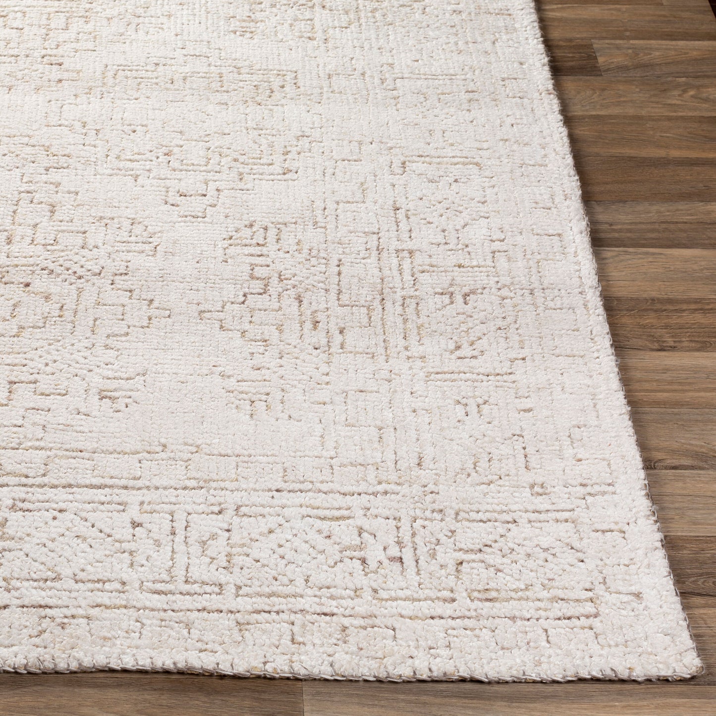 Bella LLB-2301 2' x 3' Handmade Faux Silk Accent Rug