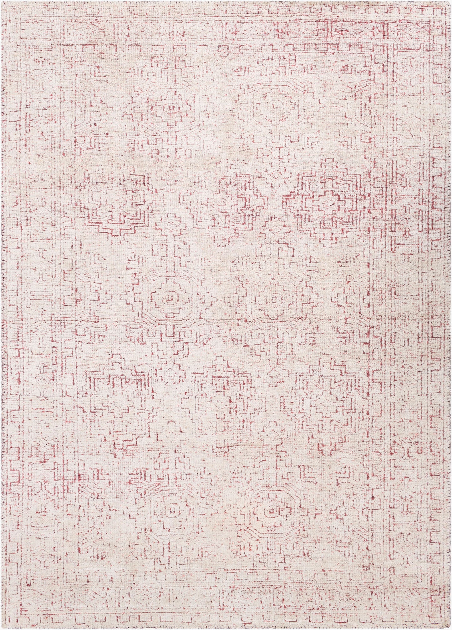 Bella LLB-2303 2' x 3' Handmade Faux Silk Accent Rug