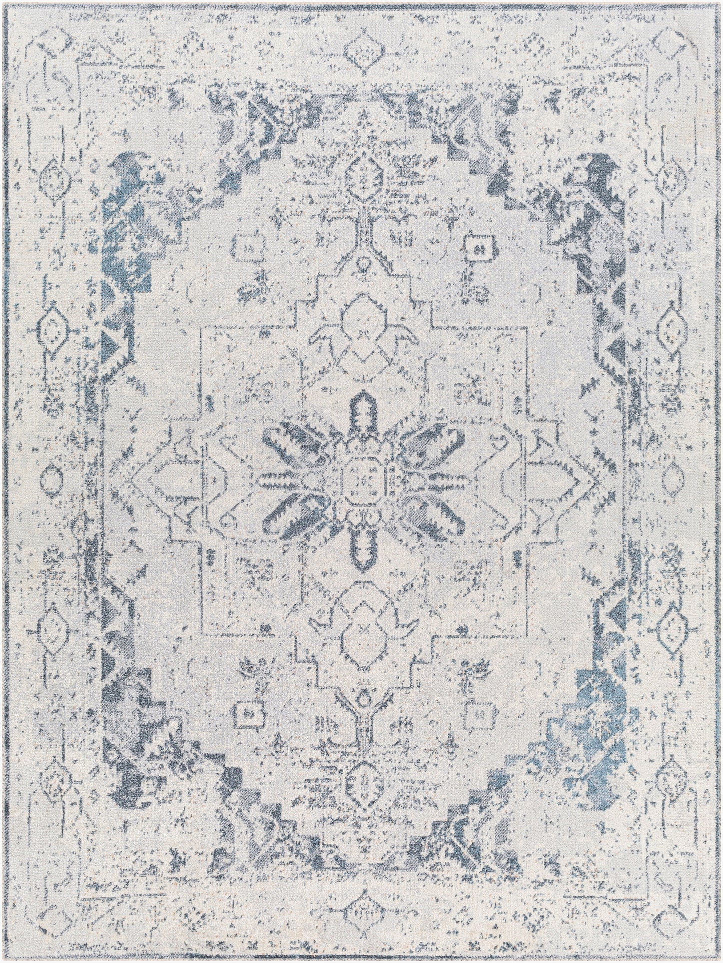 Lillian LLL-2300 8' x 10' Machine Woven Washable Area Rug