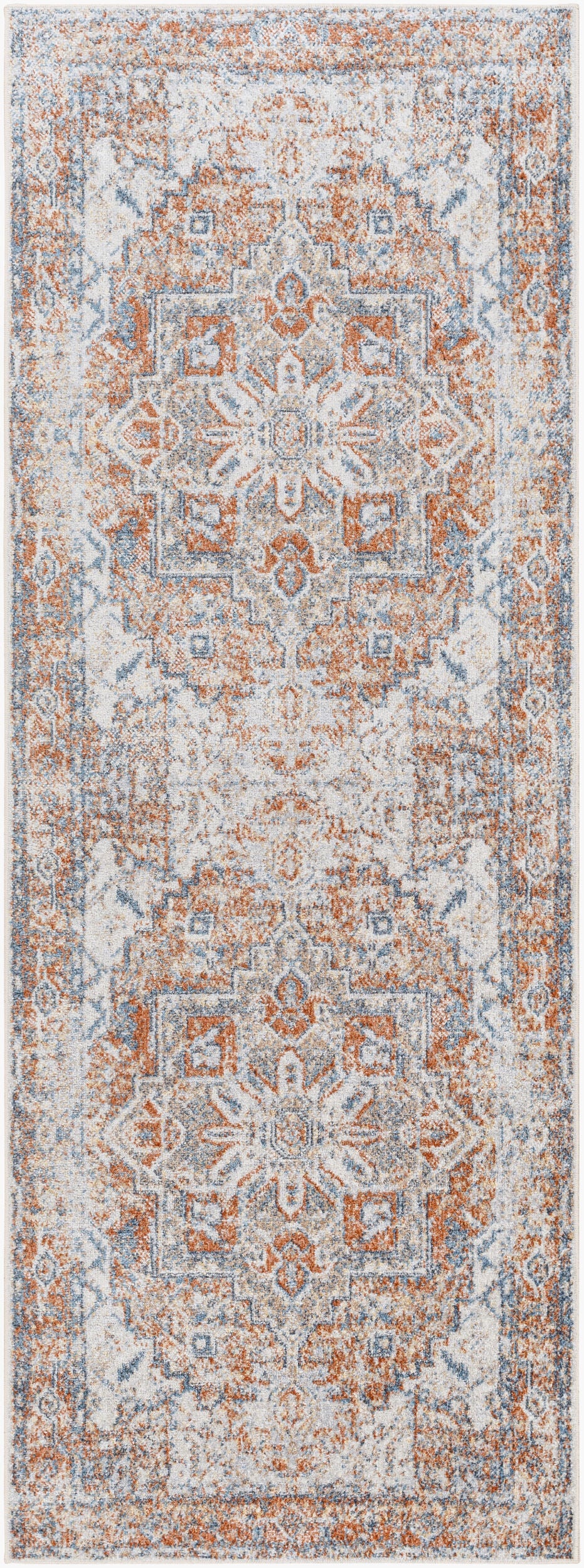 Alfombra de corredor lavable a máquina Lillian LLL-2302 de 2,13 m